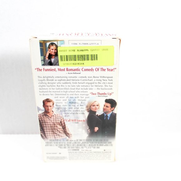 Vintage VHS Sweet Home Alabama Reese Witherspoon Movie - Picture 5 of 9
